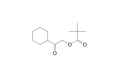 Trimethylacetic acid 2-cyclohexyl-2-oxoethyl ester