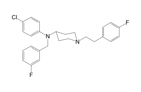 N-4-Chlorophenyl-N-3-fluorobenzyl-1-[2-(4-fluorophenyl)ethyl]piperidin-4-amine