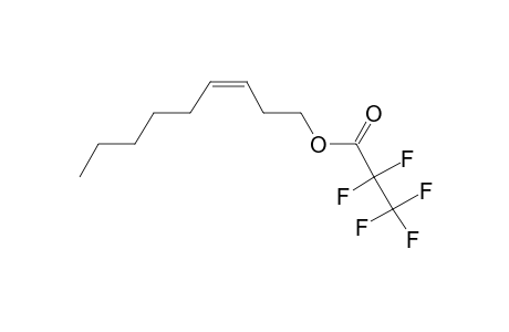 cis-3-Nonen-1-ol, pentafluoropropionate