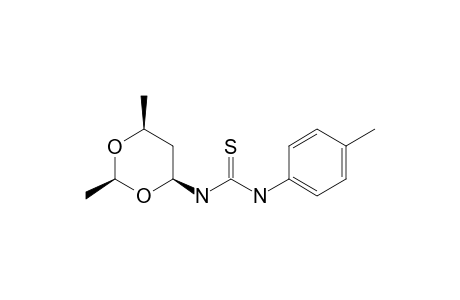 1-[(2S,4S,6S)-2,6-dimethyl-1,3-dioxan-4-yl]-3-(4-methylphenyl)thiourea