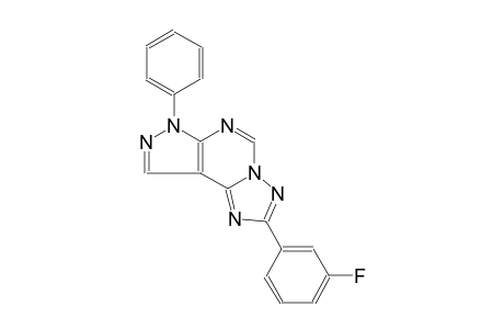 2-(3-fluorophenyl)-7-phenyl-7H-pyrazolo[4,3-e][1,2,4]triazolo[1,5-c]pyrimidine
