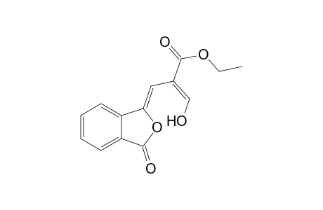 Ethyl 3-hydroxy-2-{[3'-oxoisobenzofuran-1'(3H)-ylidene]methylprop-2-enoate