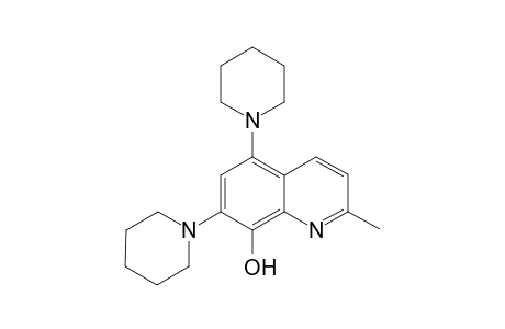 5,7-Diperidino-2-methyl-8-hydroxyquinoline