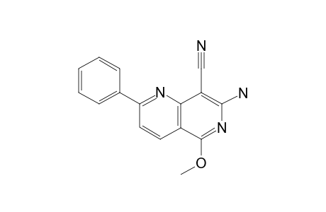 7-Amino-8-cyano-5-methoxy-2-phenyl-1,6-naphthyridine