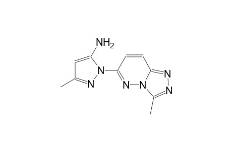 1H-pyrazol-5-amine, 3-methyl-1-(3-methyl[1,2,4]triazolo[4,3-b]pyridazin-6-yl)-