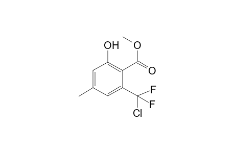 Methyl 2-[Chloro(difluoro)methyl]-6-hydroxy-4-methylbenzoate