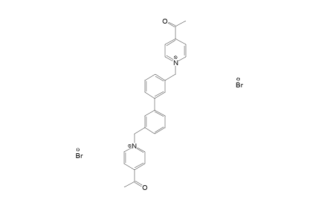 1,1'-[BIPHENYL-3,3'-DIYLBIS-(METHYLENE)]-BIS-(4-ACETYLPYRIDINIUM)-DIBROMIDE