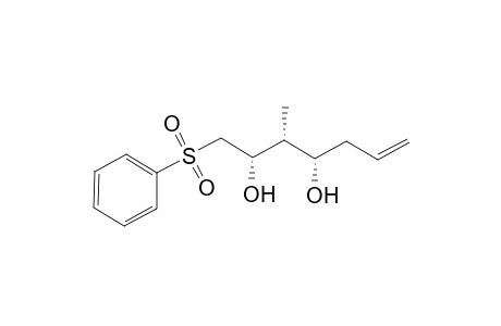 (4S,5R,6S)-5-Methyl-7-phenylsulfonyl-1-heptene-4,6-diol