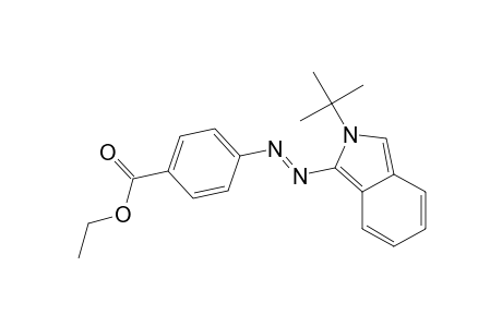 2-tert-Butyl-1-[4-(ethoxycarbonyl)phenylazo]-2H-isoindole