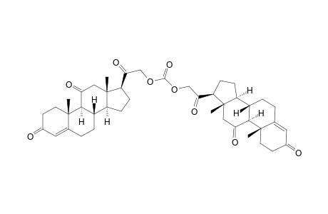 21-Hydroxypregn-4-ene-3,11,20-trione, carbonate(2:1)