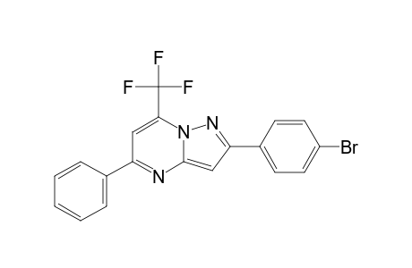 2-PARA-BROMOPHENYL-5-PHENYL-7-TRIFLUOROMETHYL-PYRAZOLO-[1,5-A]-PYRIMIDINE
