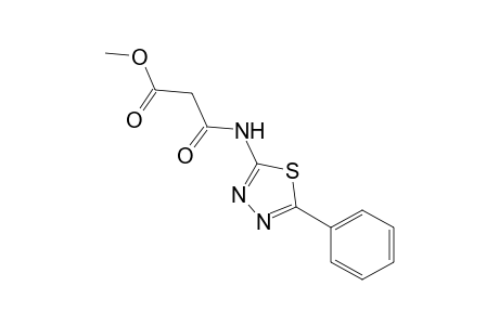 Propanoic acid, 3-oxo-3-[(5-phenyl-1,3,4-thiadiazol-2-yl)amino]-, methyl ester