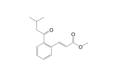 (E)-Methyl 3-(2-(3-Methylbutanoyl)phenyl)acrylate