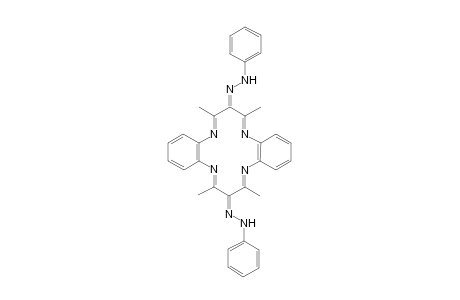 7,16-bis(Phenylazo)-6,8,15,17-tetramethyldibenzo[b,I]-[1,4,8,11]-tetraazacyclotetradecine