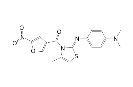 2-[4'-(Dimethylamino)phenylimino]-3-(5"-nitro-3"-furoyl)-4-methyl-4-thiazoline