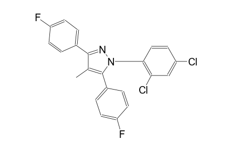 1-(2,4-dichlorophenyl)-3,5-bis(4-fluorophenyl)-4-methyl-1H-pyrazole