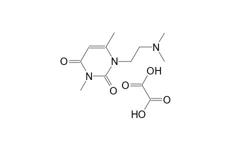 1-[2-(dimethylamino)ethyl]-3,6-dimethyl-1,2,3,4-tetrahydropyrimidine-2,4-dione; butane-2,3-dione