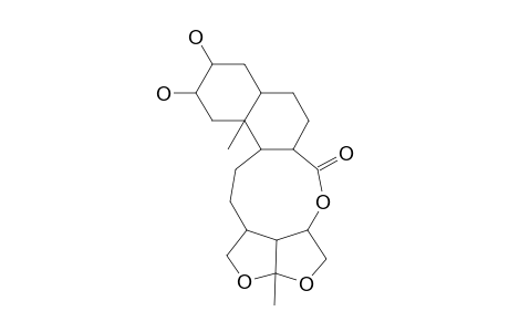 5,6,13,18-Tetrahydro-glaucogenin-A, (2.alpha.-OH, 3.beta.-OH,5.alpha.-H)