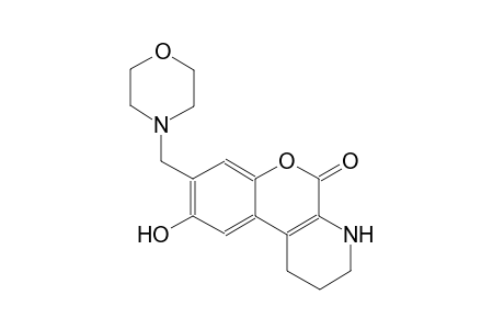 9-hydroxy-8-(4-morpholinylmethyl)-1,2,3,4-tetrahydro-5H-chromeno[3,4-b]pyridin-5-one