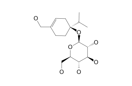 (4S)-PARA-MENTH-1-ENE-4,7-DIOL-4-O-BETA-D-GLUCOPYRANOSIDE