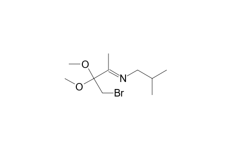 N-(3-Bromo-3,3-dimethoxy-2-butylidene)isobutylamine