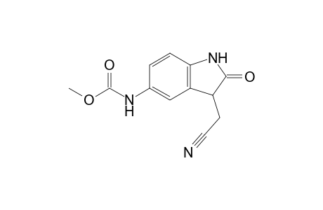 (5-methoxycarbonylamino-2-oxindol-3-yl)acetonitrile
