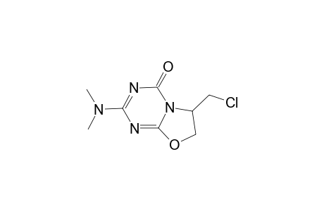 6-(Chloromethyl)-2-(dimethylamino)-6,7-dihydro-4H-[1,3]oxazolo[3,2-a][1,3,5]triazin-4-one