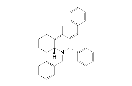 (2S,3E,8aR)-1-benzyl-3-benzylidene-4-methyl-2-phenyl-2,5,6,7,8,8a-hexahydroquinoline