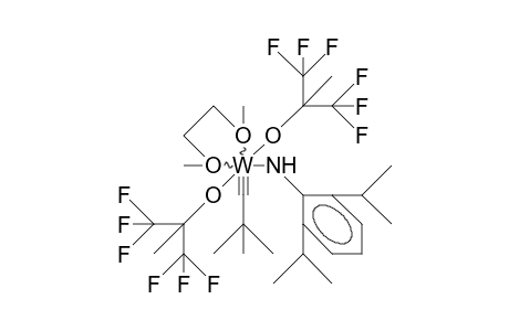 Neopentylidyne-(2,6-diisopropyl-phenylamino)-bis(1,1-bis[trifluoro-methyl]-ethyl)-dimethoxyethane tungsten