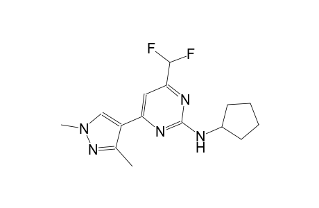 2-pyrimidinamine, N-cyclopentyl-4-(difluoromethyl)-6-(1,3-dimethyl-1H-pyrazol-4-yl)-