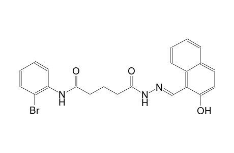 pentanoic acid, 5-[(2-bromophenyl)amino]-5-oxo-, 2-[(E)-(2-hydroxy-1-naphthalenyl)methylidene]hydrazide