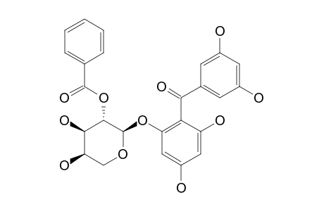 2,3',4,5',6-PENTAHYDROXYBENZOPHENONE_2-O-(2''-BENZOYL)-ALPHA-L-ARABINOPYRANOSIDE