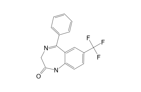 7-TRIFLUOROMETHYL-1,3-DIHYDRO-5-PHENYL-2H-1,4-BENZODIAZEPIN-2-ON