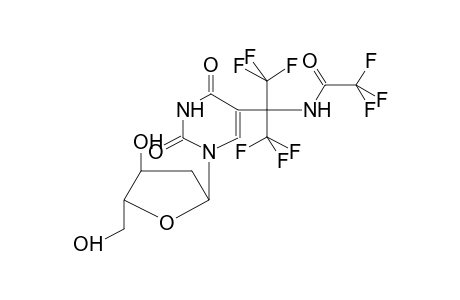 1-(2-DEOXY-ALPHA-D-RIBOFURANOSYL)-5-(2-TRIFLUOROACETAMIDOHEXAFLUOROPROP-2-YL)URACIL