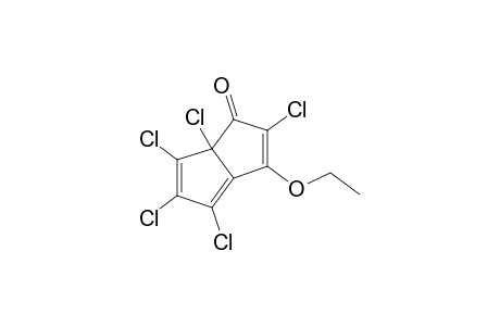 3-ethoxy-2,4,5,6,6a-pentachloro-1(6aH)-pentalenone