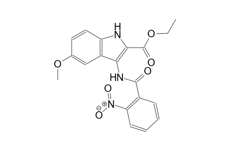 ethyl 5-methoxy-3-[(2-nitrobenzoyl)amino]-1H-indole-2-carboxylate