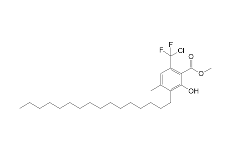 Methyl 6-[Chloro(difluoro)methyl]-3-hexadecyl-2-hydroxy-4-methylbenzoate