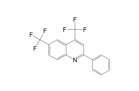 2-PHENYL-4,6-BIS-(TRIFLUOROMETHYL)-QUINOLINE