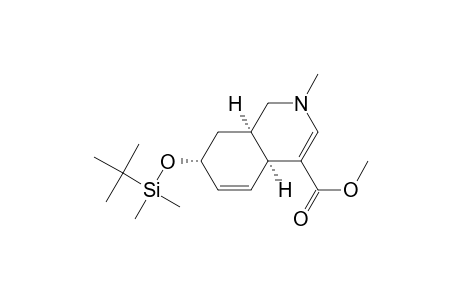 4-Isoquinolinecarboxylic acid, 7-[[(1,1-dimethylethyl)dimethylsilyl]oxy]-1,2,4a,7,8,8a-hexahydro-2-methyl-, methyl ester, (4a.alpha.,7.alpha.,8a.alpha.)-(.+-.)-