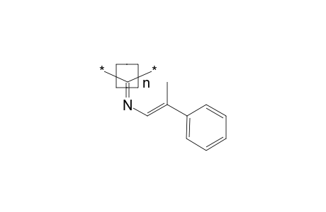 Poly[n-(2-phenylpropenyl)iminomethylene]