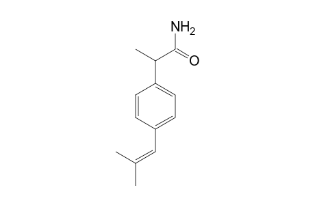 2-(4-(2-Methylprop-1-en-1-yl)phenyl)propanamide