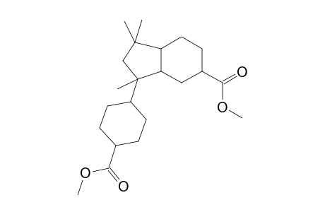 1H-indene-5-carboxylic acid, octahydro-3-[4-(methoxycarbonyl)cyclohexyl]-1,1,3-trimethyl-, methyl ester