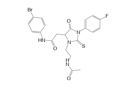 4-imidazolidineacetamide, 3-[2-(acetylamino)ethyl]-N-(4-bromophenyl)-1-(4-fluorophenyl)-5-oxo-2-thioxo-