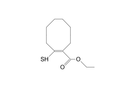 2-Mercapto-1-cyclodecenecarboxylic acid, ethyl ester