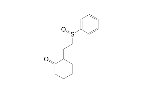 2-[2'-(PHENYLSULFINYL)-ETHYL]-CYCLOHEXANONE