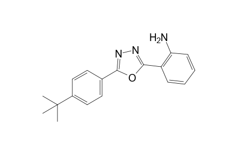 2-(o-aminophenyl)-5-(p-tert-butylphenyl)-1,3,4-oxadiazole