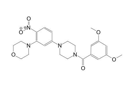 4-{5-[4-(3,5-dimethoxybenzoyl)-1-piperazinyl]-2-nitrophenyl}morpholine