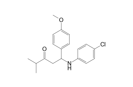 N-{-[.alpha.-(Isopropylcarbonyl)methyl]-4'-methoxybenzyl}-4-chloroaniline