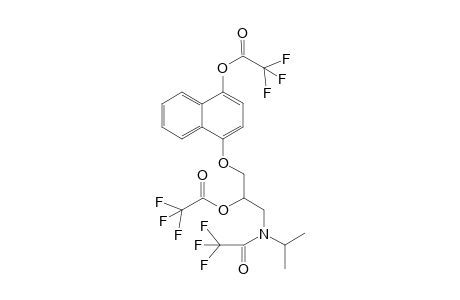 Tris-TFA derivative of 4-hydroxypropranolol