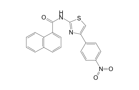 Naphthalene-1-carboxamide, N-[4-(4-nitrophenyl)thiazol-2-yl]-